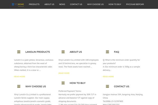 Constructo theme site design template sample