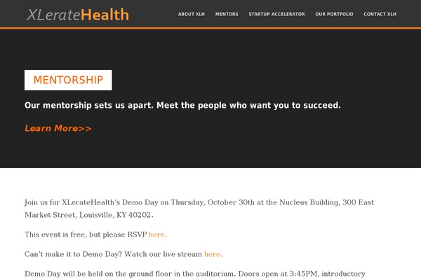 WordPress website example screenshot
