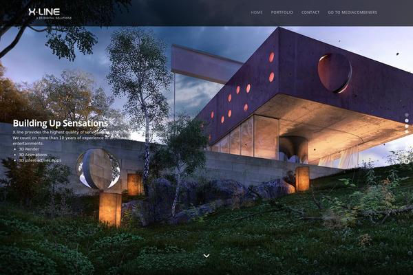 Story theme site design template sample