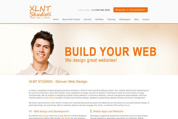 Stack theme site design template sample