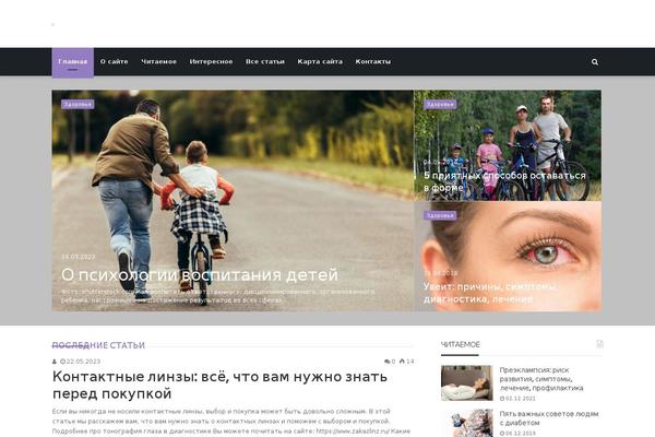 WordPress website example screenshot