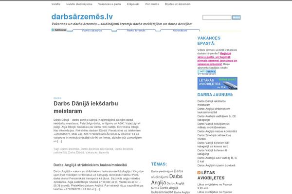 xn--darbsrzems-yfb4t.lv site used Classicblogtemplate