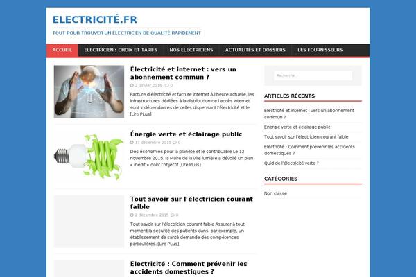 MH Magazine lite theme site design template sample