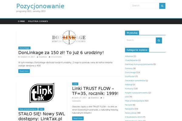 WordPress website example screenshot