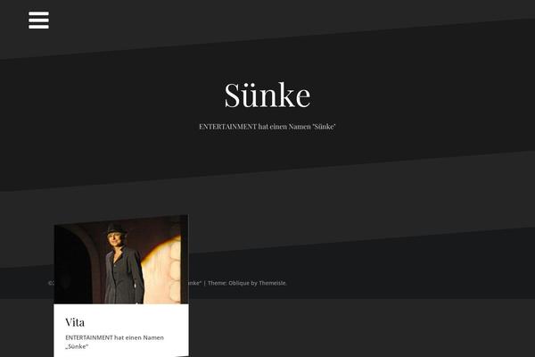 xn--snke-0ra.de site used Oblique