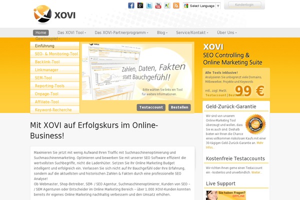 xovi.de site used Xovi-child