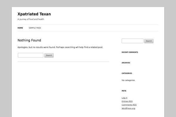 Twenty Twelve theme site design template sample