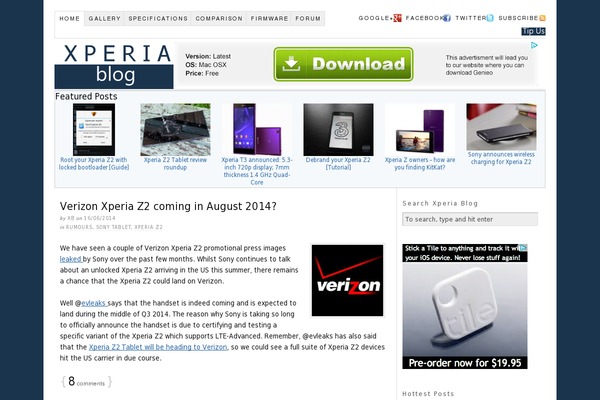 xperiablog.net site used Thesis_189_new