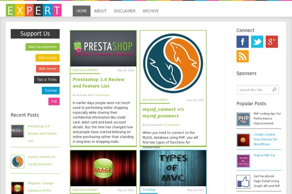 WordPress website example screenshot