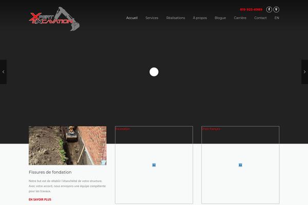 Construction-child theme site design template sample