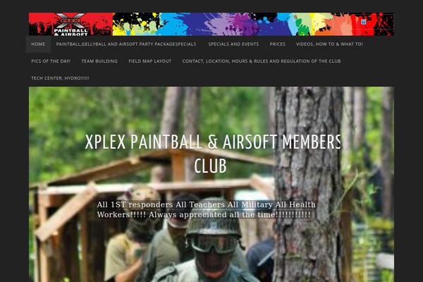 xplexpaintball.com site used Nirvana-nocopyrt