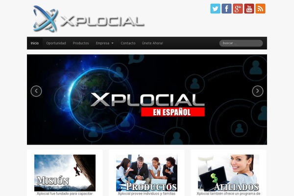 xplocialenespanol.com site used CyberChimps