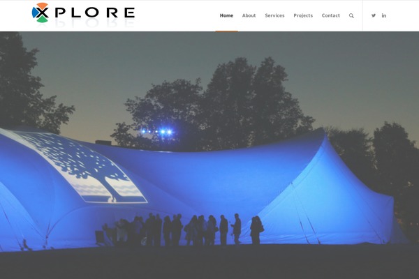 xploreproductions.com site used Enfold