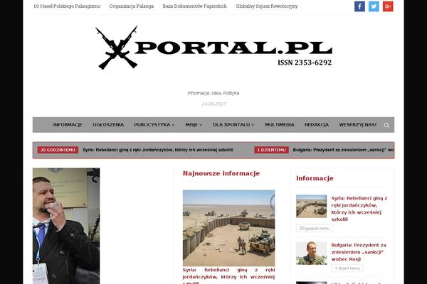 xportal.pl site used Newspaper