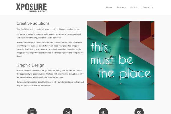 Pinnacle theme site design template sample