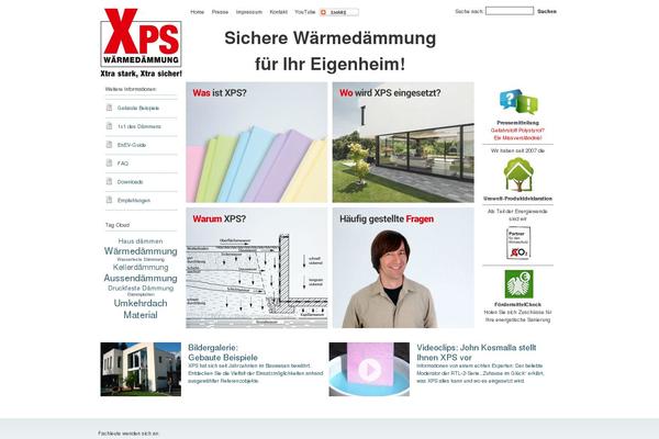 xps-waermedaemmung.de site used Xps-template