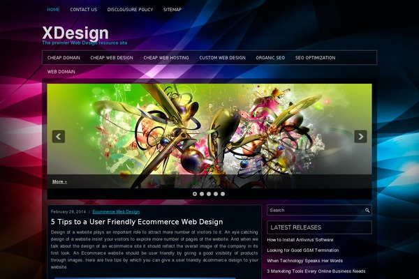 xptodesign.com site used Designpress
