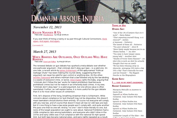 Site using CommentLuv plugin