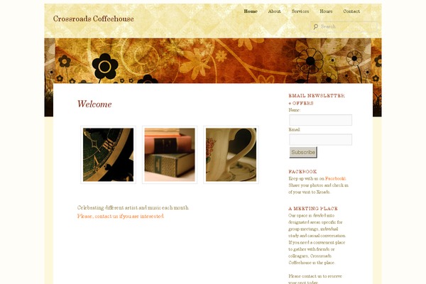 xroadscoffeehouse.com site used Xroads