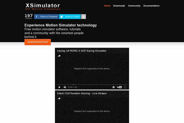 xsimulator.net site used Xsimulator