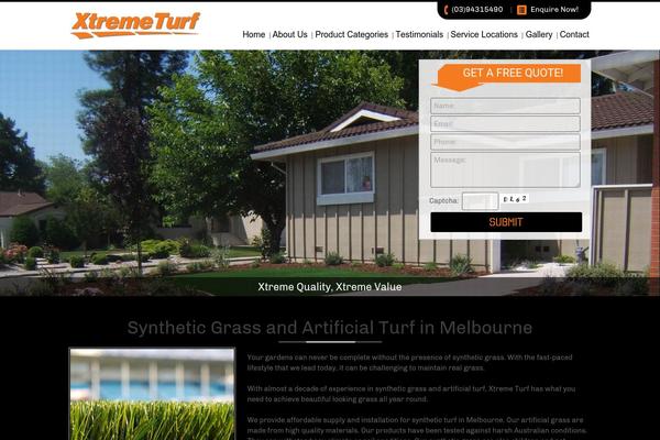 xtremeturf.com.au site used Xtremeturftheme