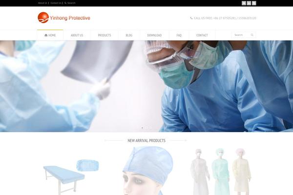 WordPress website example screenshot