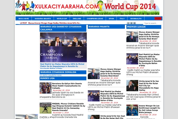 WordPress website example screenshot