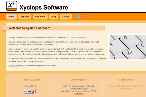 WordPress website example screenshot