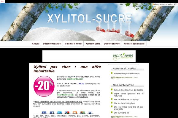 xylitol-sucre.org site used Xylitol