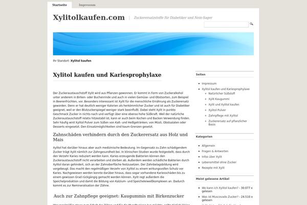 xylitolkaufen.com site used Mimbo