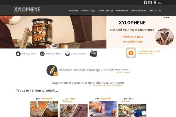 xylophene.fr site used Xylophene