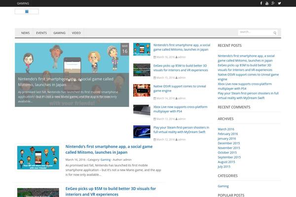 WordPress website example screenshot