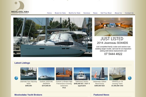 yachtbroker.com.au site used Mooloolabayachtbrokers-default