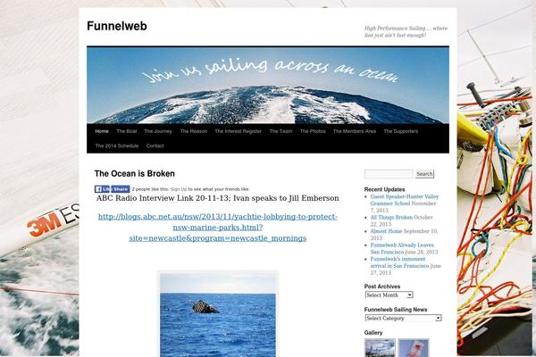 Twenty Ten theme site design template sample