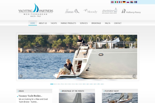 yachtingpartners.com.mt site used Yachtingpartners