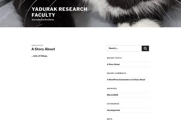 Twenty Seventeen theme site design template sample