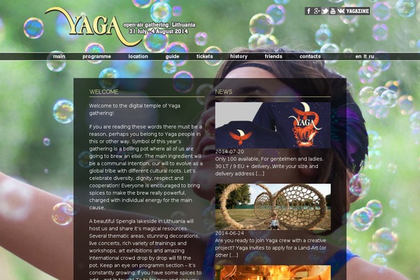 yaga.lt site used Yaga