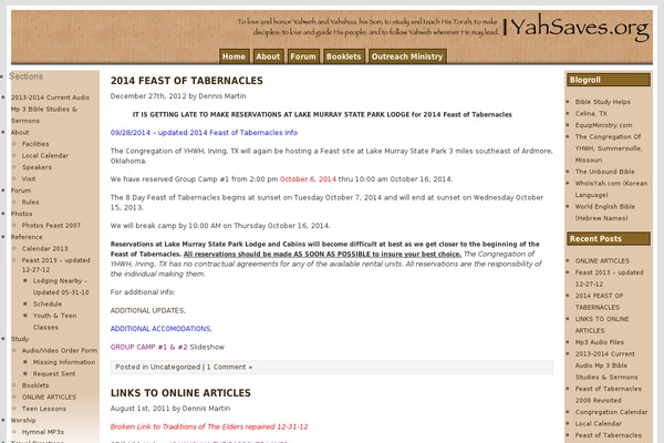 yahsaves.org site used Newsportal-10