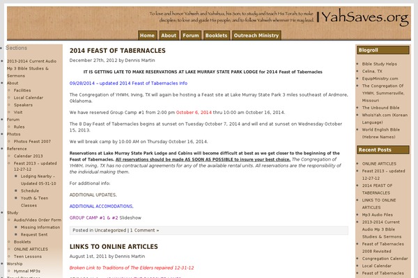 WordPress website example screenshot