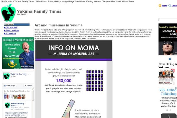 WordPress website example screenshot
