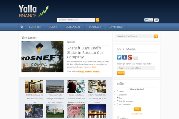 WordPress website example screenshot