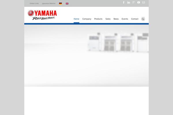 Yamaha theme websites examples