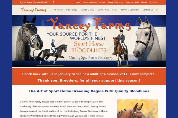yancey-farms.com site used Yancy-farms-child-theme
