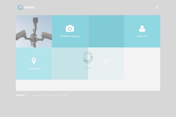 Bokeh theme site design template sample