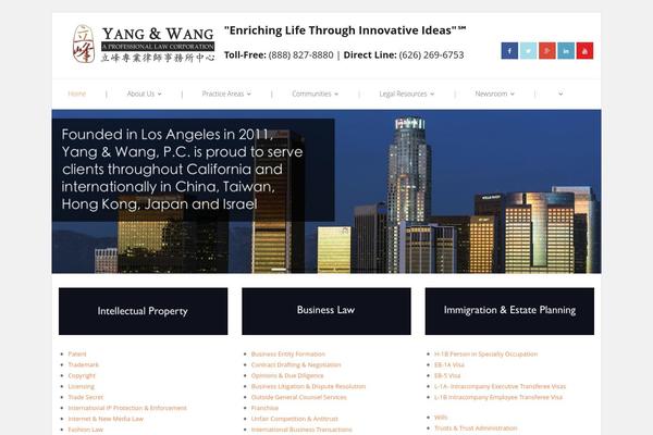 yangwanglaw.com site used Sento