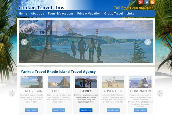 yankeetravel.com site used Yankeetravel