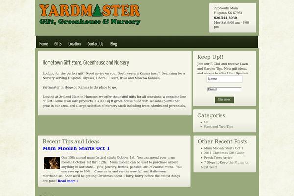 yardmasterks.com site used Builderchild-ionic-green