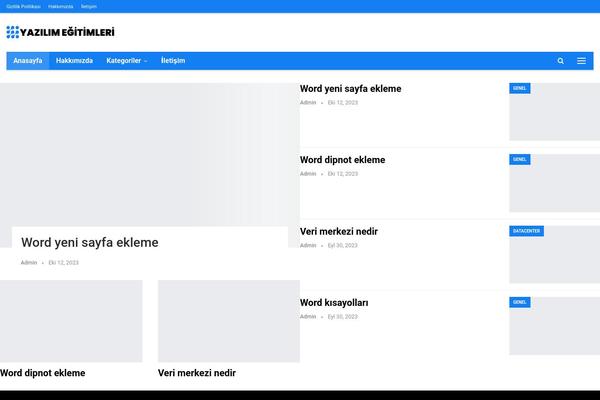 WordPress website example screenshot