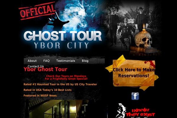 yborghosttour.com site used Ghost Theme