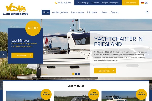 yc2000.nl site used Yachtcharter